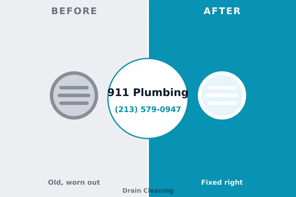 Before and after: plumbing repair Columbine Valley, CO